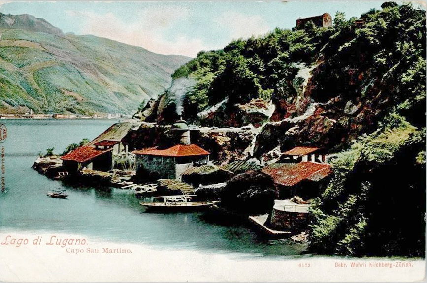 Kolorierte Bildpostkarte um 1903 Privatsammlung